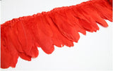 Parried Goose Feather Fringe for Sewing & Crafts | 2 Yards