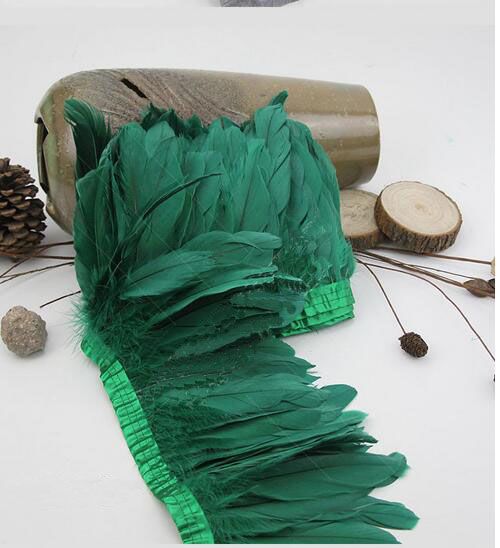 Parried Goose Feather Fringe for Sewing & Crafts | 2 Yards