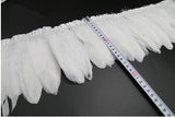 Parried Goose Feather Fringe for Sewing & Crafts | 2 Yards
