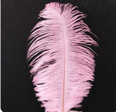 Red Ostrich Feathers 28-30 Inches