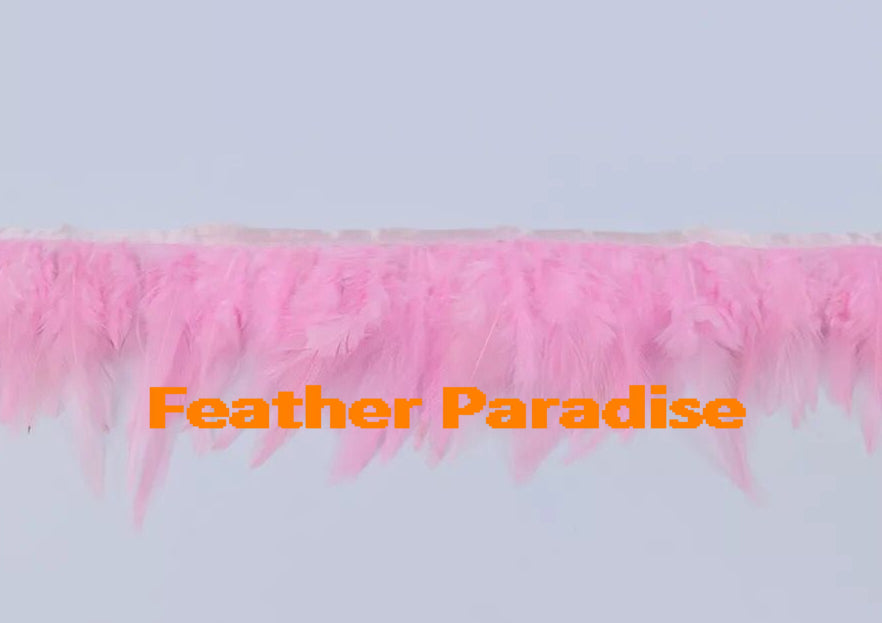 Rooster Saddle Feather Fringe | 10 Yard