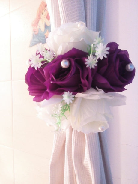 Floral Curtain Tieback