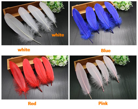 20 Pieces Goose Pallet Feathers FeatherParadise.com