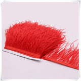 10 Yard 4-6 Inches Ostrich Feather Fringe