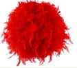 6 Inches Feather Pom Pom Kissing Ball 1 Piece FeatherParadise.com