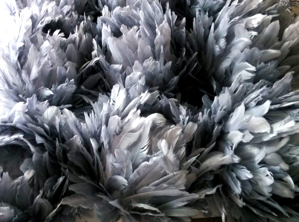 14 Inch Decorative Goose Feather Ball – Event Decor | 1 Piece FeatherParadise.com