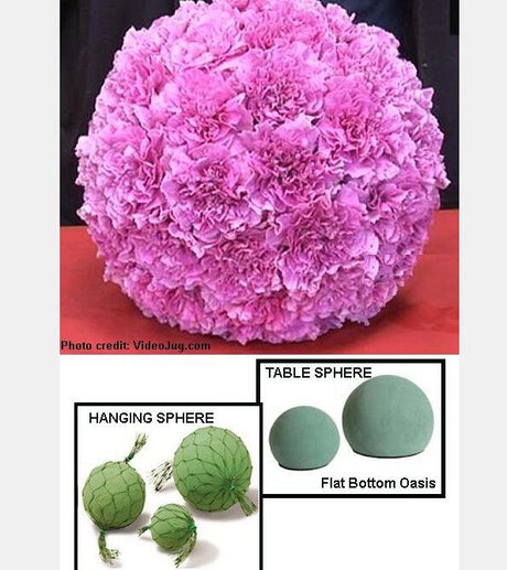 Premium Floral Foam Sphere Foam Ball 3-1/2 inch for Fresh Dry Flowers 1 Piece