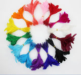 2 Yards 6-8" Stripped Feather Fringe FeatherParadise.com