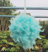 12 Inch Feather Pom Pom Kissing Ball – Wedding & Event Decor | 1 Piece