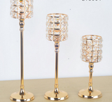 Crystal Candle Holder Floral Stand for Wedding Centerpieces | 1 Piece