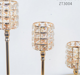 Crystal Candle Holder Floral Stand for Wedding Centerpieces | 1 Piece