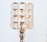 Crystal Candle Holder Floral Stand for Wedding Centerpieces | 1 Piece