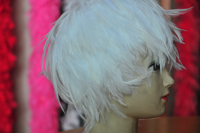 Handmade Hackle Feather Wig 1 Piece