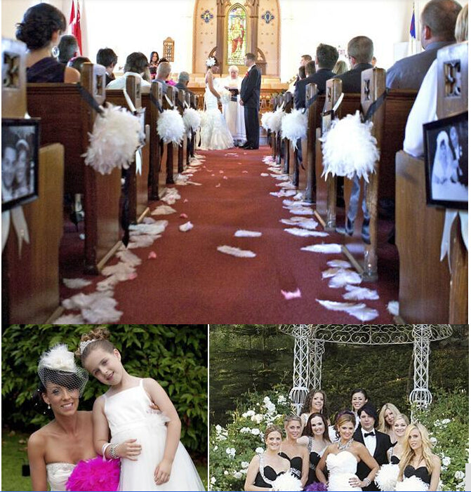 12 Inch Feather Pom Pom Kissing Ball – Wedding & Event Decor | 1 Piece